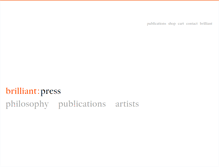 Tablet Screenshot of brilliant-press.com